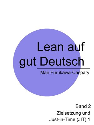 cover image of Band 2  Zielsetzung und Just-in-Time (1)